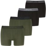 Boxershorts LEVI'S "LEVIS MEN TWILL WB BOXER BRIEF", Herren, Gr. L, khaki,...
