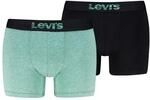 Boxer LEVI'S, Herren, Gr. L, schwarz (gr&uuml;n, schwarz), Single Jersey,...