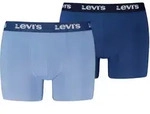 Boxer LEVI'S "LEVIS MEN REPEAT LOGO BOXER BRIEF", Herren, Gr. L, blau, navy,