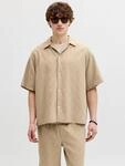 Jack & Jones Kurzarmhemd "JORMONTAUK WAVY TEXTURE SHIRT SS SN" Baumwolle,...