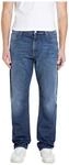 Comfort-fit-Jeans REPLAY "Jeans Indigo 1er Pack", Herren, Gr. 33, N-Gr, blau