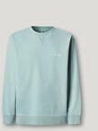 Pepe Jeans Sweatshirt "JOHN CREW", mit Rippeinsatz am Rundhals, Logoschriftzug