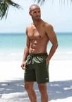 Badeshorts S.OLIVER "Malcom", Herren, Gr. L, N-Gr, gr&uuml;n (olive), Microfaser,