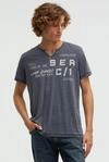 Rundhalsshirt CAMP DAVID, Jungen, Gr. 3XL, blau, Single Jersey, Material: