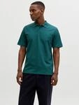 Jack & Jones Poloshirt "JJEAUSTIN POLO SS NOOS" Materialmix, regular fit