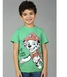 T-Shirt PAW PATROL "Paw Patrol", Jungen, Gr. 98, gr&uuml;n (blarney), Obermaterial:...
