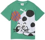T-Shirt PUMA "Sporty Cats Relaxed Graphic T-Shirt Kinder", M&auml;dchen, Gr. 110,...