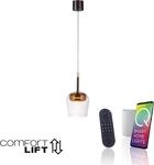 LED Pendelleuchte "Q-KON", kupferfarben, 1, &Oslash; 21cm, 1 Stk., NEUHAUS Q SMART HOME