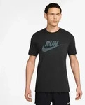 Laufshirt NIKE "M NK DF TEE RUN SWOOSH", Herren, Gr. S, schwarz, mineral,