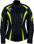 Motorradjacke ROLEFF "Latina Lady" Gr. XS, schwarz (schwarz, gelb), Jacken,...