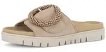 Pantolette GABOR "Pantolette", Damen, Gr. 43, beige, Schuhe Pantolette