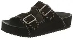 Pantolette VERBENAS "ELENA SERRAJE PASADO", Damen, Gr. 37, schwarz, Veloursleder,