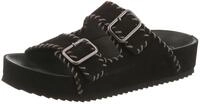 Pantolette VERBENAS "ELENA SERRAJE PASADO", Damen, Gr. 37, schwarz, Veloursleder,