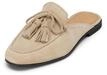 Sabot MARC O'POLO "mit Schleife und Quasten", Damen, Gr. 36, dusty sand,