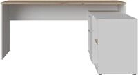FORTE Eckschreibtisch "Contra Costa" B/H/T 160/73,5/128 cm, &Uuml;ber-Eck-L&ouml;sung