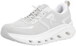 Slip-On Sneaker RIEKER SPORT, Damen, Gr. 36, wei&szlig;, Textil, Schuhe, Schlupfschuh,