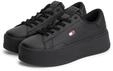 Tommy Jeans Plateausneaker "TJW SCRIPT CUPSOLE FLATFORM" Freizeitschuh, Halbschuh,