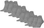 Kurzsocken PUMA "Socken Cushioned Quarter 12P 12er Pack", Herren, Gr. 43-46, grau,