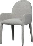 WOOOD Esszimmerstuhl "Elegance aus Boucl&eacute;-Gewebe mit Armlehnen H 83 x B 54 cm" ()