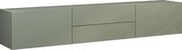 Lowboard BORCHARDT M&Ouml;BEL "Sophia, TV-Schrank Breite 200 cm", gr&uuml;n (salbei),...