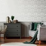 Boutique Vliestapete "Disco Vogue" gemustert FSC zertifiziert, mit lebhaftem Druck,