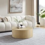 SalesFever Couchtisch "Design-Couchtisch f&uuml;r stilvolles Wohnen, &Oslash; 80 cm" 1 Stk.