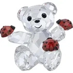 Dekofigur SWAROVSKI "Kristallfigur Sammelfigur Kris B&auml;r Viel Gl&uuml;ck B&auml;r", rot