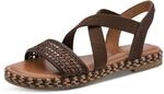 Tamaris Riemchensandale Sommerschuh, Sandalette mit bestickter Sohle