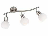 LED Deckenstrahler NINO LEUCHTEN "LOXY" Lampen weiß (nickelfarben, weiß) LED