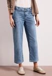Loose-fit-Jeans STREET ONE "Style Emee", Damen, Gr. 34, L&auml;nge 26, mid blau random