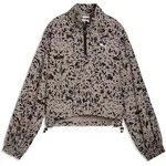Trainingsjacke PUMA "Essentials Relaxed Bedruckte Jacke mit Rei&szlig;verschluss bis zum",