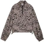 Trainingsjacke PUMA "Essentials Relaxed Bedruckte Jacke mit Rei&szlig;verschluss bis zum",
