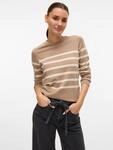 Vero Moda Rundhalspullover "VMSABA PLAIN LS O-NECK PULLOVER GA NOOS"