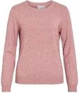 Rundhalspullover VILA "VIRIL O-NECK L/S KNIT TOP - NOOS", Damen, Gr. M, nostalgia