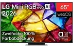 LG Mini-LED-Fernseher "65MRGB87B9B", Energieeffizienz: D (A-G), bunt (schwarz),...