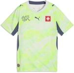 Trainingsshirt PUMA "Schweiz 2026 Ausw&auml;rtstrikot Jugendliche", Kinder, Gr. 176, gelb