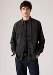 Langarmhemd LEVI'S "AUTHENTIC BUTTON DOWN", Herren, Gr. M, N-Gr, schwarz (gizmo