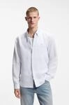 BOSS Leinenhemd "LIAM" 100% Leinen Premium Sommerhemd, Button-Down-Kragen,...
