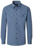 Hemdjacke CASAMODA "CASAMODA Hemdjacke uni", Herren, Gr. M, blau, 83% Baumwolle, 13%