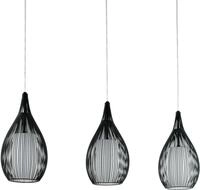 EGLO H&auml;ngeleuchte "RAZONI Pendellampe, Stahl und Glas, IP20, E27, Esstischlampe,