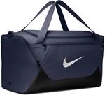 Nike Sporttasche "NK BRSLA S DUFF - X" mit bel&uuml;ftetem Seitenfach, aus Polyester