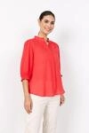 soyaconcept Kurzarmbluse "SC-FABIANA 3" Baumwolle
