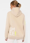 Hoodie ZWILLINGSHERZ "Alissa", Damen, Gr. S/M, beige, Sweatware, Obermaterial:...