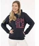 Hoodie ZWILLINGSHERZ "Alissa 2.0", Damen, Gr. S, blau (marine), Sweatware,