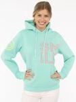 Hoodie ZWILLINGSHERZ "Alissa 2.0", Damen, Gr. S, gr&uuml;n (mint), Sweatware,