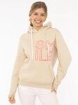 Hoodie ZWILLINGSHERZ "Alissa 2.0", Damen, Gr. S, beige, Sweatware,...