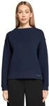Sweatshirt BETTY BARCLAY "Damen mit Stehkragen", Damen, Gr. 36, dunkelblau,