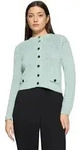 Strickjacke BETTY BARCLAY "Damen mit aufgesetzten Taschen", Damen, Gr. 38, gr&uuml;n