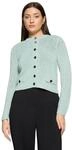 Strickjacke BETTY BARCLAY "Damen mit aufgesetzten Taschen", Damen, Gr. 38, gray mist,