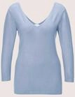 MADELEINE Longpullover "Pullover Figurbetonter Strickpullover, Viskose"